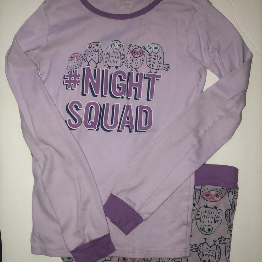 🌸Girls purple owl 🦉Pajama set